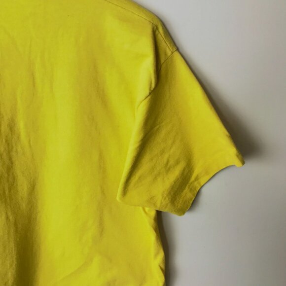 NYOM Vintage 90s Creativity Graphic Tee M USA Single Stitch 50/50 Yellow - Picture 15 of 15